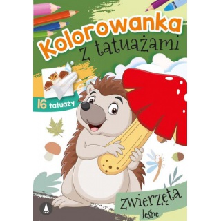 KOLOROWANKA Z TATUAŻEM ZWIERZĘTA LEŚNE, Podkategoria, Kategoria