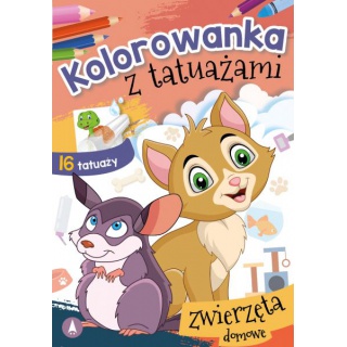 KOLOROWANKA Z TATUAŻEM ZWIERZĘTA DOMOWE, Podkategoria, Kategoria