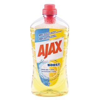 Płyn uniwersalny AJAX Lemon soda, 1l, Środki czyszczące, Artykuły higieniczne i dozowniki