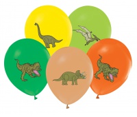 BALONY DINOZAURY 12" 5szt.