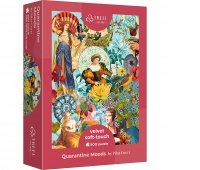 PUZZLE "500 UFT VELVET - Quarantine !!, 500 elementów, Puzzle