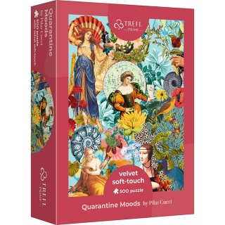 PUZZLE "500 UFT VELVET - Quarantine !!, 500 elementów, Puzzle