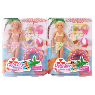 LALKA 29CM SURFERKA Z ZEST. PLAŻOWYM 8849, Podkategoria, Kategoria