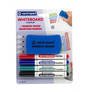 WHITEBOARD CENTROPEN OKRĄGŁY 4KOL.+GĄBKA MAGNET., Podkategoria, Kategoria