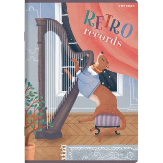 ZESZYT A5 32K.LINIA PODW.KOLOR.BOOK/RETRO 10szt., Podkategoria, Kategoria