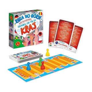 GRA PLANSZOWA QUIZ RĘKA DO G&Oacute;RY-KRAJ !, Planszowe, Gry