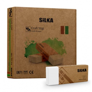 SILKA GUMKA CRAFT ERASER BIAŁA /20szt/, Podkategoria, Kategoria