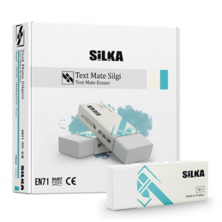 SILKA GUMKA TEXT MATE ERASER /20szt/, Podkategoria, Kategoria