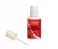 KOREKTOR W PŁYNIE 20ML.PĘDZELEK, Korektory, Art. do pisania i korygowania