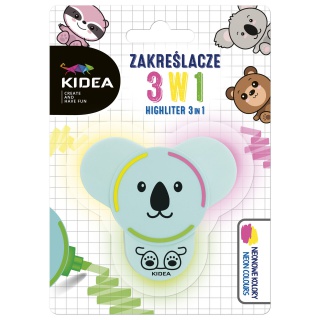 ZAKREŚLACZE Z FIGURKĄ 3W1 KIDEA, Podkategoria, Kategoria