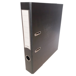 SEGREGATOR A4 5cm CZARNY DWUST.OKLEJANY