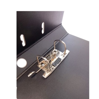 SEGREGATOR A4 5cm CZARNY DWUST.OKLEJANY