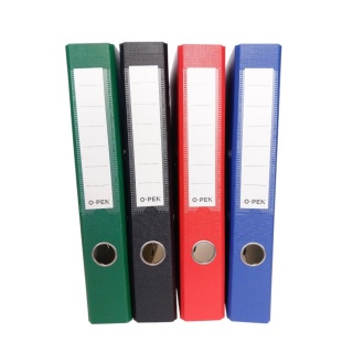 SEGREGATOR A4 5cm CZARNY DWUST.OKLEJANY