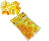 POMPONY 2,5cm 30szt ODCIENIE Ż&Oacute;ŁTEGO LE19-03