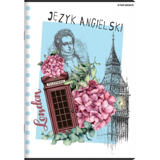 ZESZYT TOP A5 60K.KRATKA J.ANGIELSKI MEGAMIX /10/, Podkategoria, Kategoria