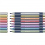 Pióro kulkowe SCHNEIDER PAINT-IT 050, metaliczne, 0,4 mm, 8 szt., mix kolorów, Pióra, Artykuły do pisania i korygowania