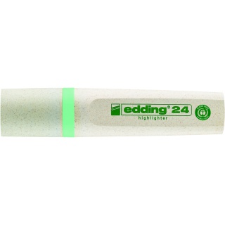 Zakreślacz E-24 ECOLINE EDDING, 2-5 mm, pastelowy zielony, Textmarkery, Artykuły do pisania i korygowania