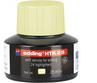 Refill station E-HTK 25 for highlighters EDDING, pastel yellow