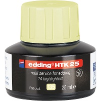 Stacja uzupełniająca E-HTK 25 do zakreślaczy EDDING, pastelowy żółty, Textmarkery, Artykuły do pisania i korygowania