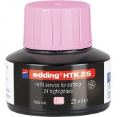 Stacja uzupełniająca E-HTK 25 do zakreślaczy EDDING, pastelowy różowy, Textmarkery, Artykuły do pisania i korygowania