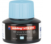 Stacja uzupełniająca E-HTK 25 do zakreślaczy EDDING, pastelowy niebieski, Textmarkery, Artykuły do pisania i korygowania