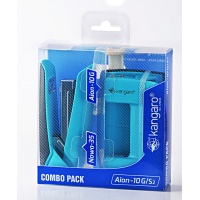 Stapler set New-35 + Aion-10G punch, pendant box, turquoise