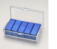 Staples no.10 KANGARO, plastic box, blue