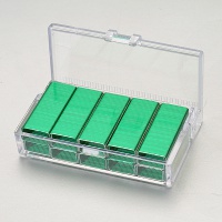 Zszywki no.10 KANGARO, pudełko plastikowe, zielone, Zszywki, Drobne akcesoria biurowe