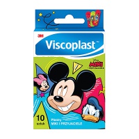 Set of patches VISCOPLAST, Mickey and Friends, 10 pcs, color mix, Plasters, First Aid Kits, Cleaning & Janitorial Supplies and Dispensers
