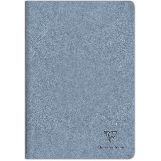 Zeszyt CLAIREFONTAINE Jeans&Cocoa, A4, 48 kartek, w linię, szyty grzbiet, niebieski, Zeszyty, Artykuły szkolne