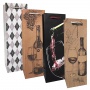 Gift bag, for a bottle, 10.5x33x8.5cm, mix of 4 designs