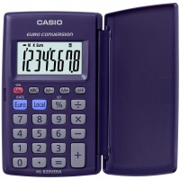 Kalkulator kieszonkowy CASIO HL-820VERA BOX, 8-cyfrowy, 127x104x7,5mm, czarny, Kalkulatory, Urządzenia i maszyny biurowe