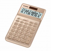Kalkulator biurowy CASIO JW-200SC-GD BOX, 12-cyfrowy, 109x183,5x10,8mm, złoty, Kalkulatory, Urządzenia i maszyny biurowe