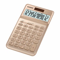 Kalkulator biurowy CASIO JW-200SC-GD BOX, 12-cyfrowy, 109x183,5x10,8mm, złoty