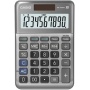 Kalkulator biurowy CASIO MS-100FM, 10-cyfrowy, 103x147x28,8mm, szary