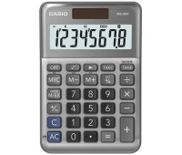 Office calculator CASIO MS-80F, 8-digit, 103x147x28,8mm, grey
