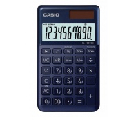 Kalkulator kieszonkowy CASIO SL-1000SC-NY-S, 10-cyfrowy, 71x120mm, granatowy, Kalkulatory, Urządzenia i maszyny biurowe