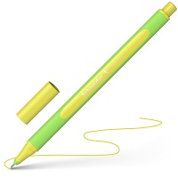 Cienkopis SCHNEIDER LINE-UP PASTEL, 0,4mm, limonkowy, Cienkopisy, Artykuły do pisania i korygowania