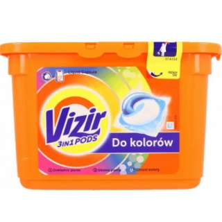 VIZIR KAPSUŁKI ŻELOWE 19szt.KOLOR, Podkategoria, Kategoria