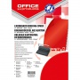 Okładki do bindowania OFFICE PRODUCTS, karton, A4, 250gsm, błyszczące, 100szt., czerwone