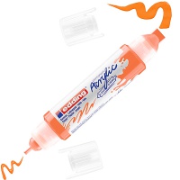 Acrylic marker 3D e-5400 EDDING, double, 2-3 mm, 5-10 mm, orange neon