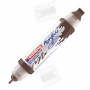 Acrylic marker 3D e-5400 EDDING, double, 2-3 mm, 5-10 mm, chocolate brown