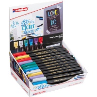 Metallic pen e-1200 EDDING, display, 50 pcs, color mix