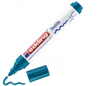 Marker tekstylny e-4500 EDDING, 2-3 mm, błękit orientalny, Markery, Artykuły do pisania i korygowania