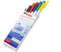 Pisak tekstylny e-4600 EDDING, 1 mm, 10 szt., mix kolorów, Pisaki, Artykuły do pisania i korygowania