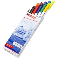 Textile Pen e-4600 EDDING, 1 mm, 10 pcs, color mix