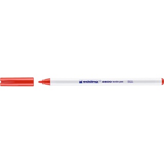 Pisak tekstylny e-4600 EDDING, 1 mm, czerwony, Pisaki, Artykuły do pisania i korygowania