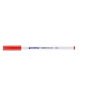 Pisak tekstylny e-4600 EDDING, 1 mm, czerwony, Pisaki, Artykuły do pisania i korygowania