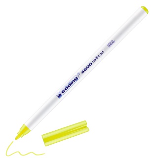 Pisak tekstylny e-4600 EDDING, 1 mm, żółty neon, Pisaki, Artykuły do pisania i korygowania