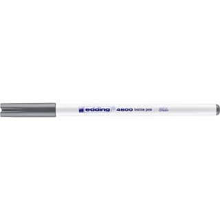 Pisak tekstylny e-4600 EDDING, 1 mm, szary, Pisaki, Artykuły do pisania i korygowania